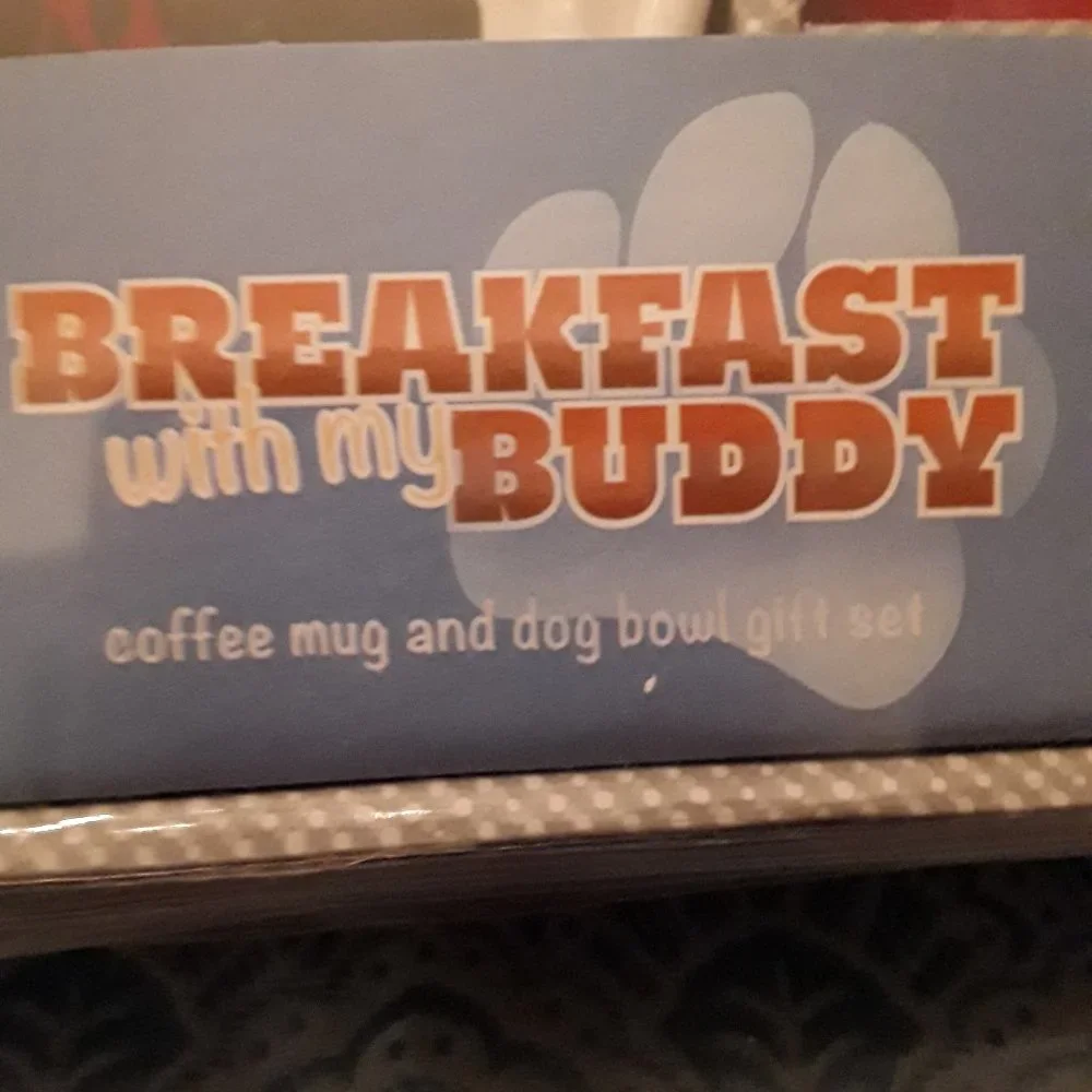 Breakfast With My Buddy Coffee Mug & Dog Bowl 2-Pc Gift Set The Humane Society